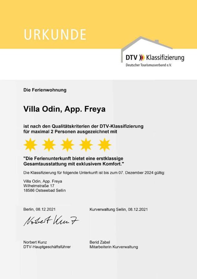 Villa Odin Freya Sellin  ภายนอก รูปภาพ